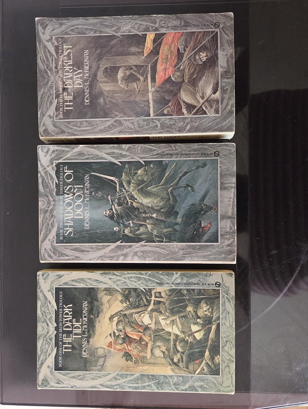 Paperback Fantasy Book Trilogy: The Iron Tower Trilogy By Dennis L McKeirnan